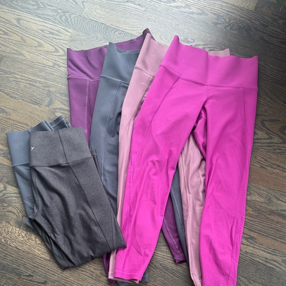 LOT Old Navy Elevate Compression Leggings Sculpt High-waist 7/8 length S PETITE - Picture 10 of 17